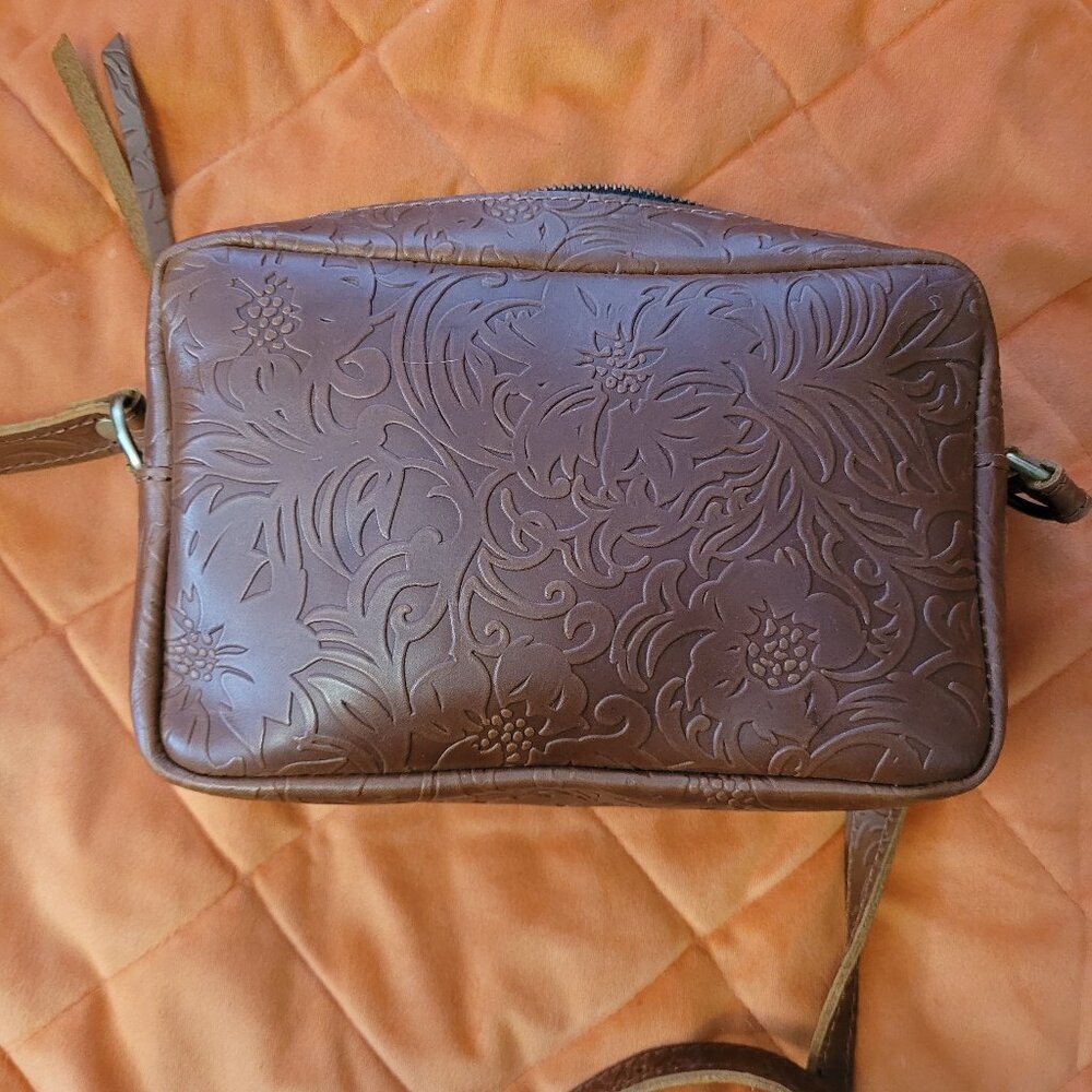 Portland Leather Toaster Bag in Meadow NWOT